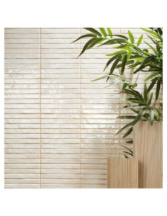 Azulejo Revestimiento 35X35 Platera Pencil Raku Pearl Revestimiento Pared Interior Rusticobaldosaotros