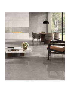 Azulejo Porcelanico 120X120 Stn Flaxt Grey Pul Porcelanico Suelo Exterior Porcelanico Piedragrandegris