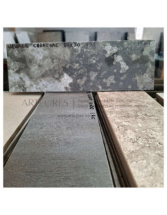 Azulejo Revestimiento 10X30 Platera Naware Charcoal Revestimiento Pared Interior Metalbaldosaotros