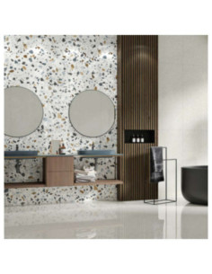 Azulejo Porcelanico 60X120 Stn Crisp Xl White Porcelanico Suelo Exterior Porcelanico Piedragrandeblanco
