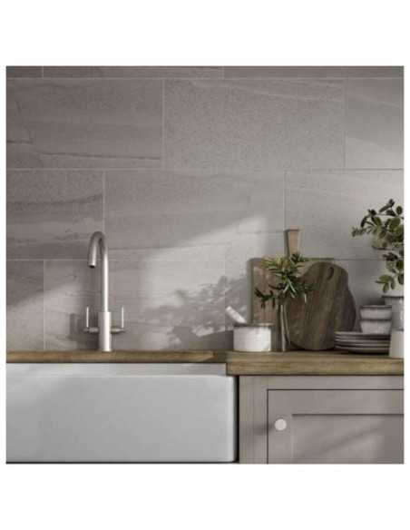 Azulejo Porcelanico 30X60 Platera Kirkby Pebble Pf Porcelanico Suelo Exterior Porcelanico Azulejospiedraotros