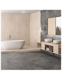 Azulejo Porcelanico 60X120 Keraben Iba Ribbon Bone Porcelanico Suelo Exterior Porcelanico Azulejosmaderablanco