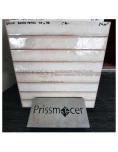 Azulejo Revestimiento 35X35 Platera Brick Raku Pearl Revestimiento Pared Interior Azulejosrusticootros