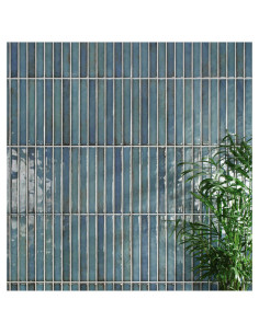 Azulejo Revestimiento 35X35 Platera Pencil Raku Emerald Revestimiento Pared Interior Azulejoscolorotros