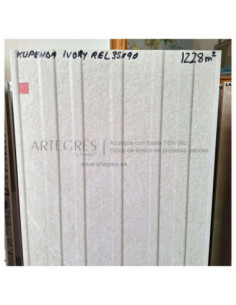 Azulejo Revestimiento 35X90 Platera Kupenda Ivory Rel Revestimiento Pared Interior Azulejospiedraotros