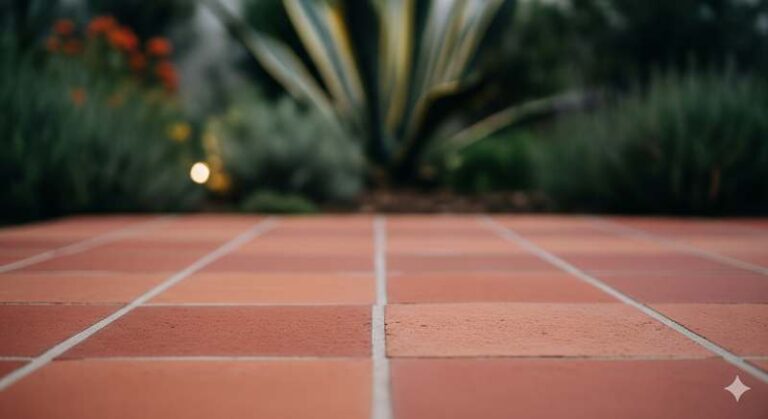 ¿Son una buena opción los azulejos de pasta roja para exteriores? 3 azulejos rojas