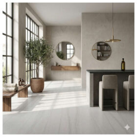 Porcelanico 30X60 MAT 2AC Monocolor Blanco