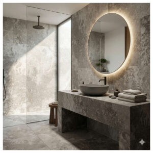 Porcelanico 50X50 MAT 1AC Piedra Gris