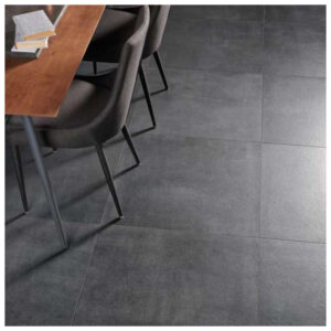 Porcelanico 37X75 MAT 2AC Piedra Negro