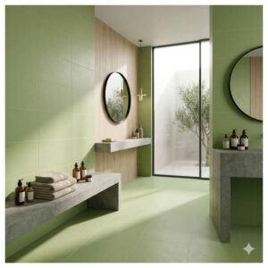 Porcelanico 30X60 MAT 1AC Monocolor Verde