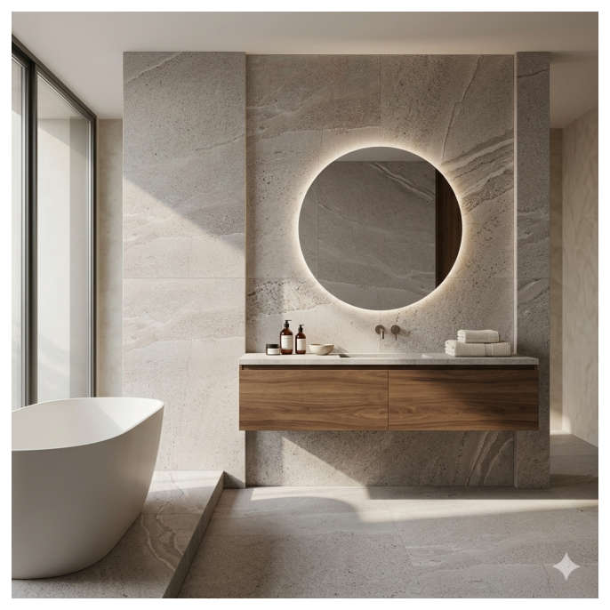 Porcelanico 59X59 MAT 2AC Piedra Gris