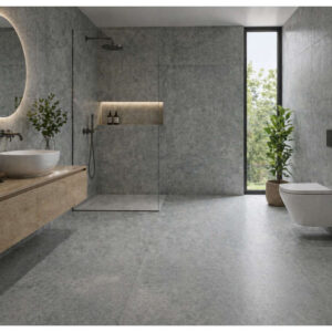 Porcelanico 45X89,5 MAT 2AC Piedra Plata