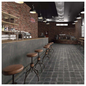 Porcelanico 60X120 MAT 2AC Monocolor Negro