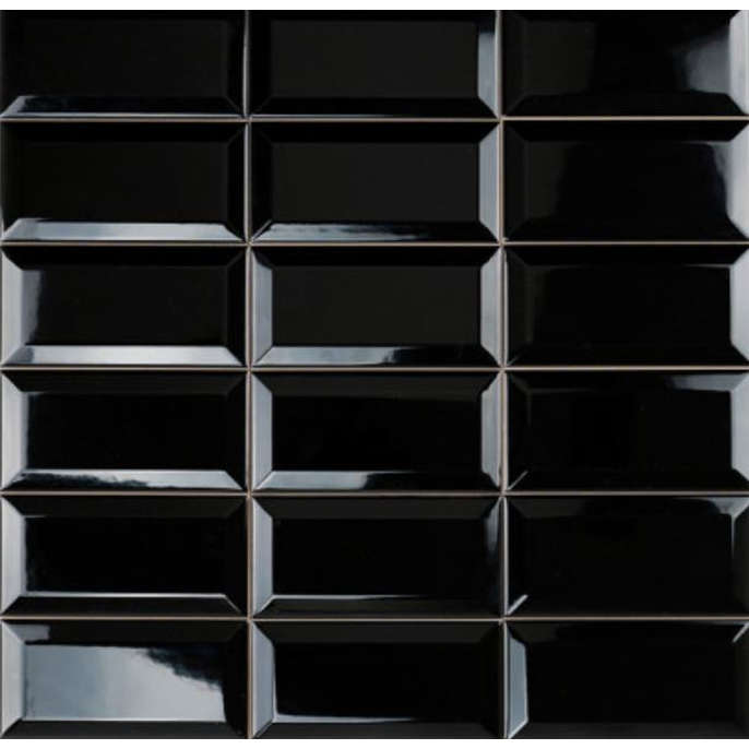 Revestimiento 10X10 BRI 2AC Monocolor Negro - Imagen 2