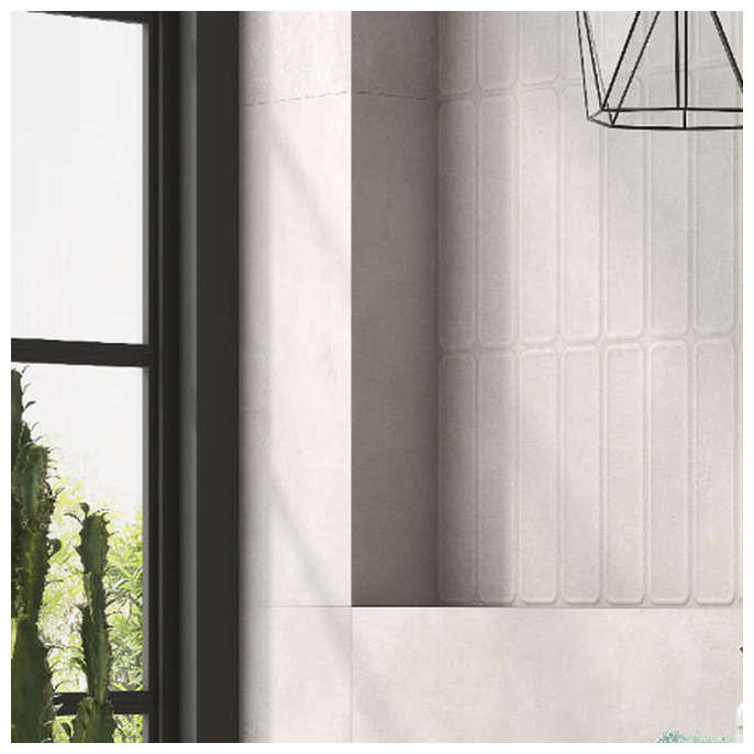 Revestimiento 30X90 MAT 2AC Monocolor Blanco