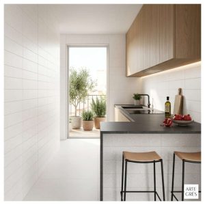Porcelanico 15,5X100 MAT 1AC Monocolor Blanco