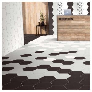 Porcelanico 28,5X33 MAT 2AC Monocolor Negro
