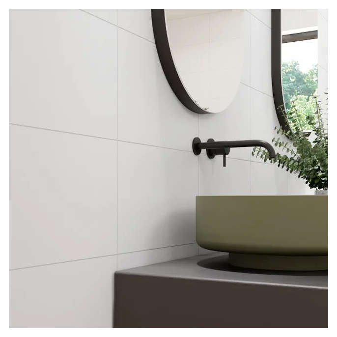 Porcelanico 45X45 MAT 2AC Monocolor Blanco