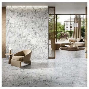 Porcelanico 60X120 MAT 2AC Marmol Blanco