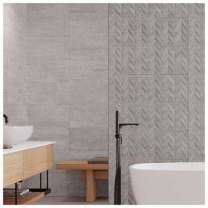 Revestimiento 25X70 MAT 2AC Monocolor Perla