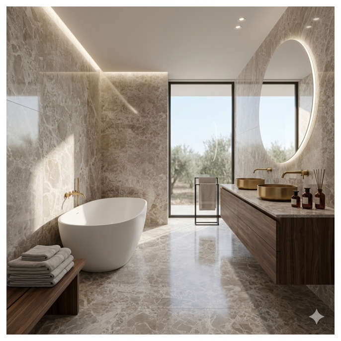 Porcelanico 60X60 MAT 2AC Piedra Perla