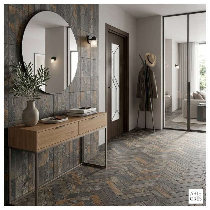 Revestimiento 10X30 MAT 1AC Metal Oro