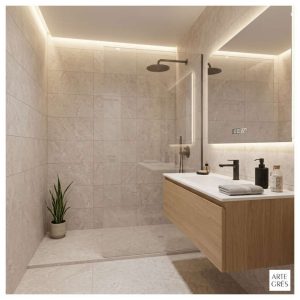 Porcelanico 30X60 MAT 1AC Piedra Blanco