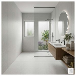 Porcelanico 60X120 MAT 2AC Piedra Blanco