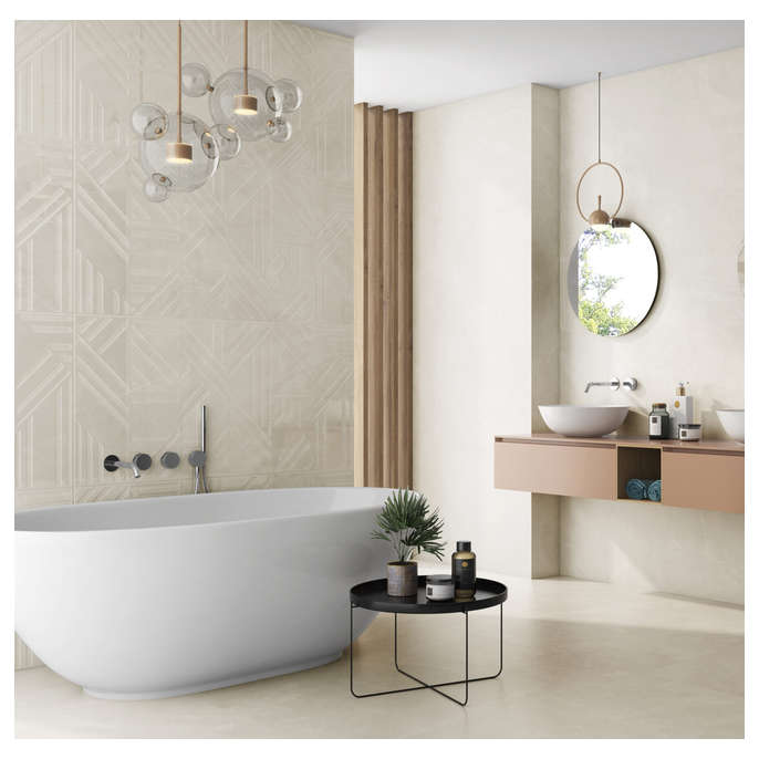 Porcelanico 60X120 PUL 2AC Piedra Beige