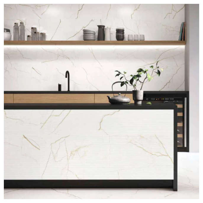 Porcelanico 60X120 PUL 1AC Marmol Blanco