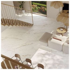 Porcelanico 100X180 MAT 2AC Marmol Blanco