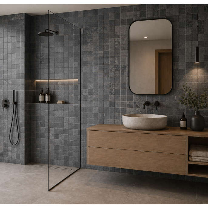 Porcelanico 30X30 MAT 1AC Piedra Mosaico