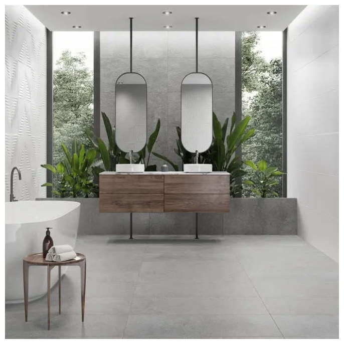 Revestimiento 30X90 MAT 2AC Monocolor Blanco