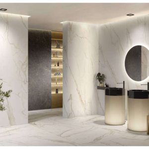 Porcelanico 75X75 MAT 2AC Marmol Blanco