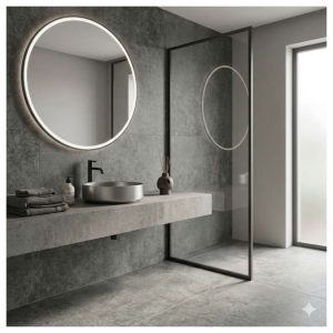 Porcelanico 60X60 MAT 2AC Piedra Negro