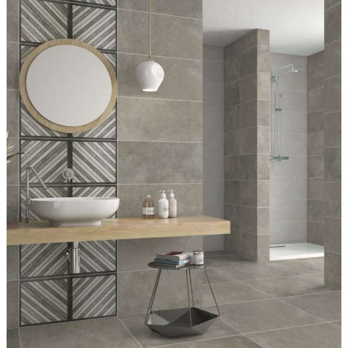 Porcelanico 60X60 MAT 2AC Piedra Blanco