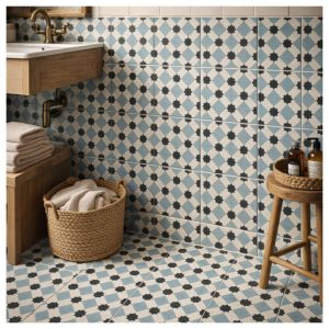 Porcelanico 45X45 MAT 2AC Rustico Azul