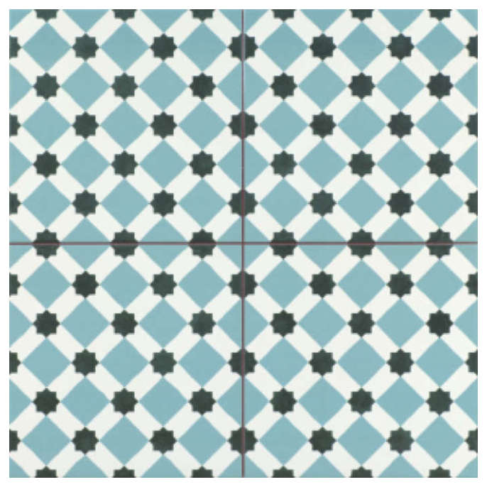 Porcelanico 45X45 MAT 2AC Rustico Azul - Imagen 2