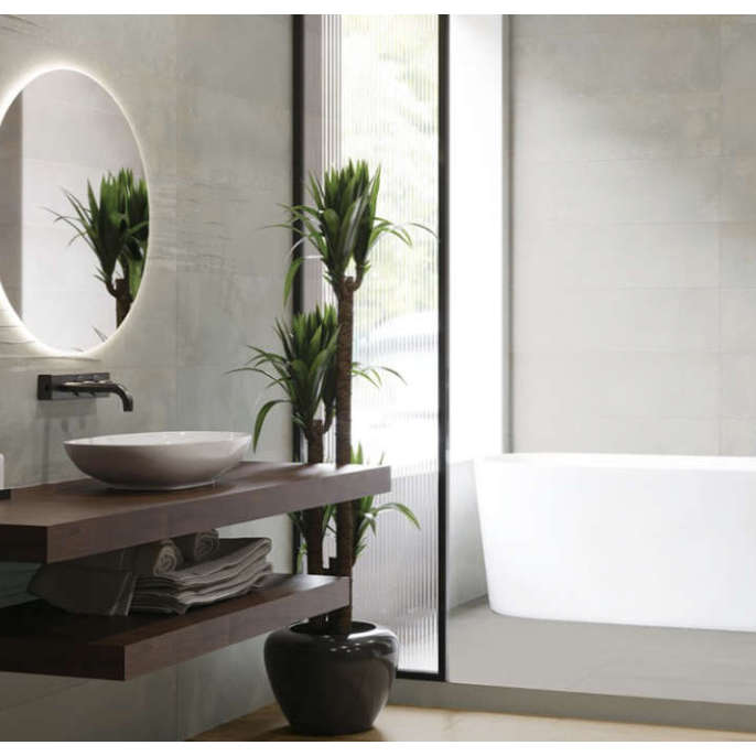 Revestimiento 31X91 MAT 2AC Monocolor Blanco
