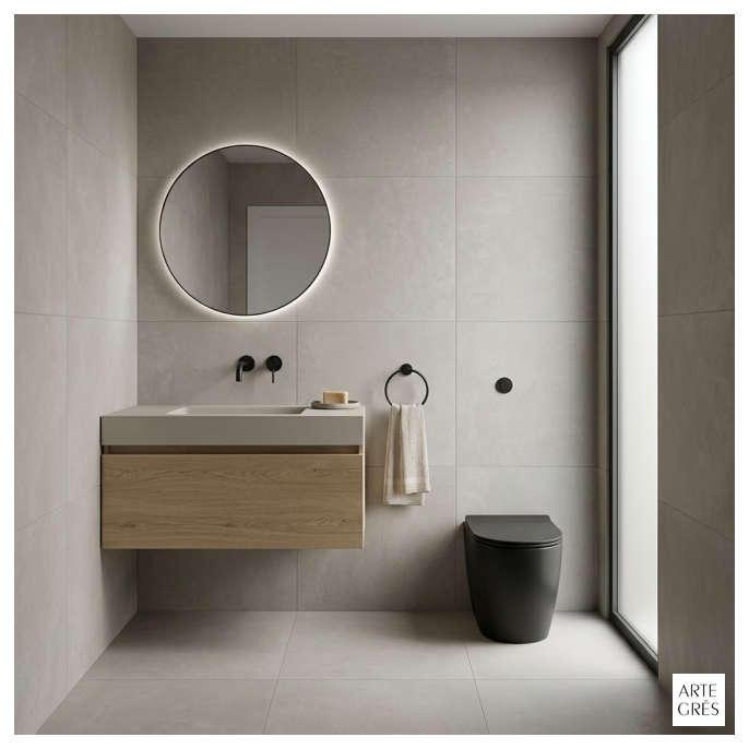 Porcelanico 60,75X60,75 MAT 2AC Cemento Otros