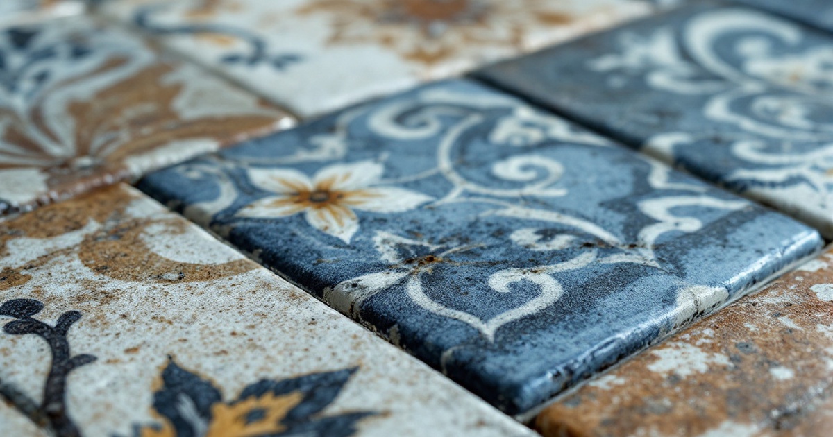 Comparativa de acabados y texturas en azulejos rectificados