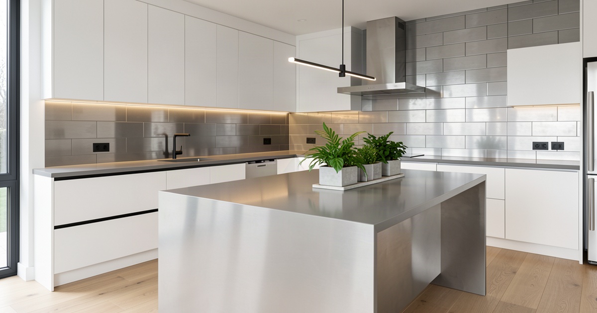 Azulejos Efecto Metal Para Cocina 2026