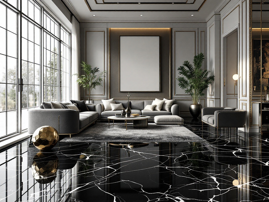 Azulejos efecto mármol negro 2026: tendencias, precios y dónde colocarlos