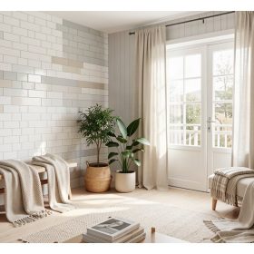 Azulejos estilo escandinavo 2026 para baño y cocina
