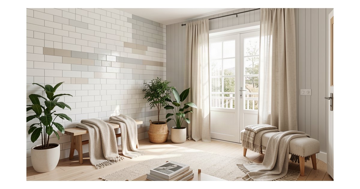 Azulejos estilo escandinavo 2026 para baño y cocina