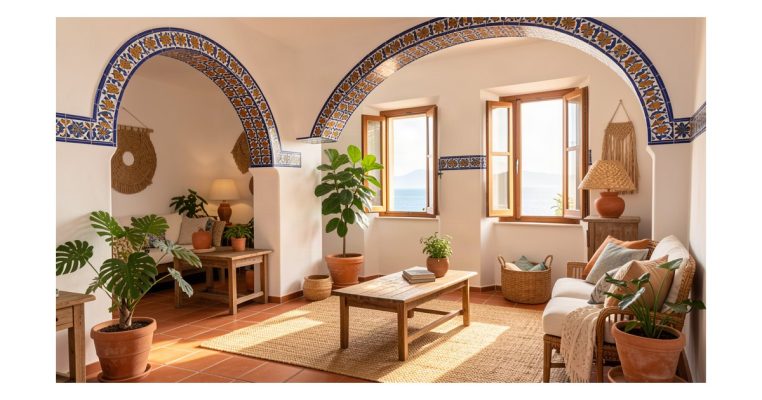 Descubre los azulejos estilo mediterráneo para tu reforma en 2026: colores, materiales y patrones mediterráneos. Guía co