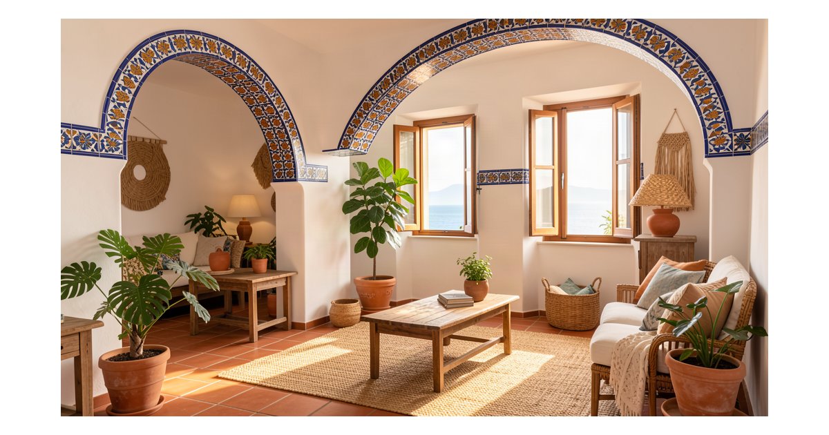 Descubre los azulejos estilo mediterráneo para tu reforma en 2026: colores, materiales y patrones mediterráneos. Guía co